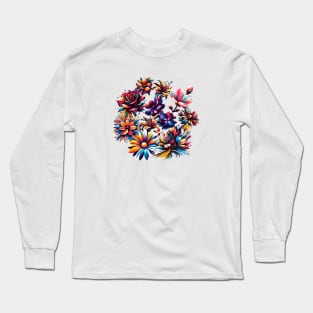 Fiori | Flowers | Colore | Color Long Sleeve T-Shirt